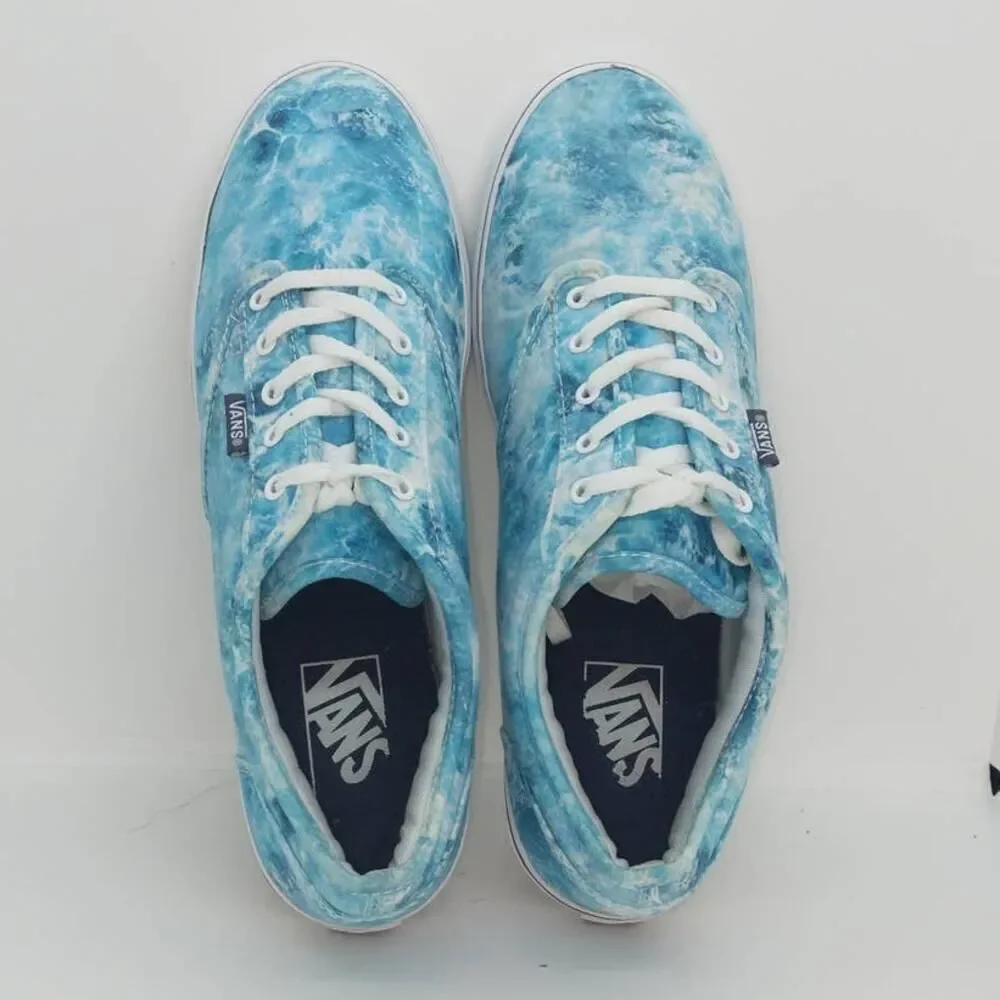 VANS Winston Women's Pre-owned Blue Water Low Top Lace-up Sneakers - sz. 8 1/2